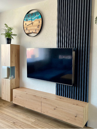 EMMA 09 moderný set skrinka + tv stolík