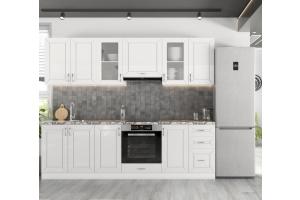 BARDIS 260 kuchynská linka z MDF, biela