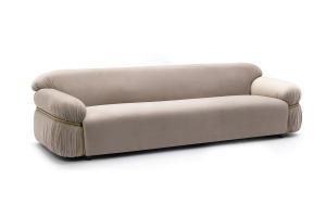 CASANDELLA 3 VELVET pohovka, šedá