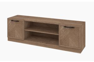 Stolík pod TV ZYCO 25 z masívu, dub rustical