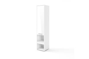 KOMFORT PRO, vysoká skrinka CP-07, biely lesk
