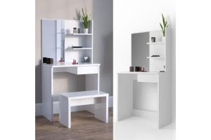 DECOR LUX toaletný stolík, biela