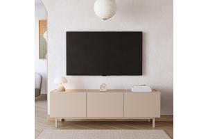 DREAM TV stolík na nožičkách, sepet/béžová