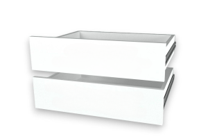 DRAWERS 430/450 sada 2 šuplíkov, biela