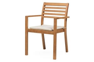 RAGUSA II zahradna stolicka teak bezova