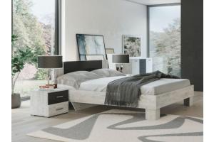 LILIAN NEW manželská posteľ 160, antracit/light artwood