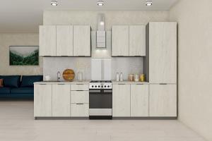 OLIVIA moderná kuchynská linka 260, white craft oak