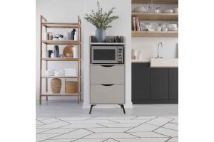 moderne dizajnove komoda skrinka svetlo moka biela Carrara CORGI