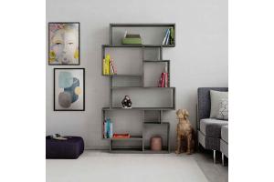 moderne dizajnove regal kniznica retro seda VALENTINA