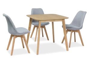 MOSO III jedálenský stôl 80 x 80, dub