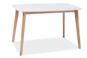 MOSO I jedálenský stôl 120 x 70, dub/biela