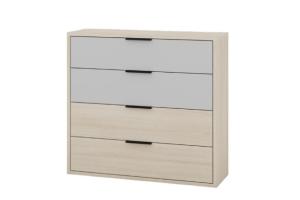 REINOLD 06 zásuvková komoda, riva / šedá