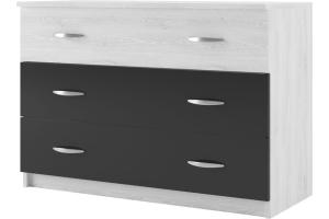SONATE zásuvková komoda, antracit/light artwood
