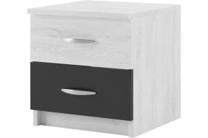 SONATE 2 ks nočných stolíkov, antracit/light artwood