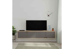 TV stolik dub antracit SINESHA